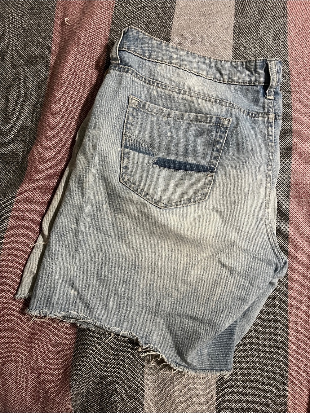 American Eagle Outfitters Light Blue Denim Cutoff Shorts